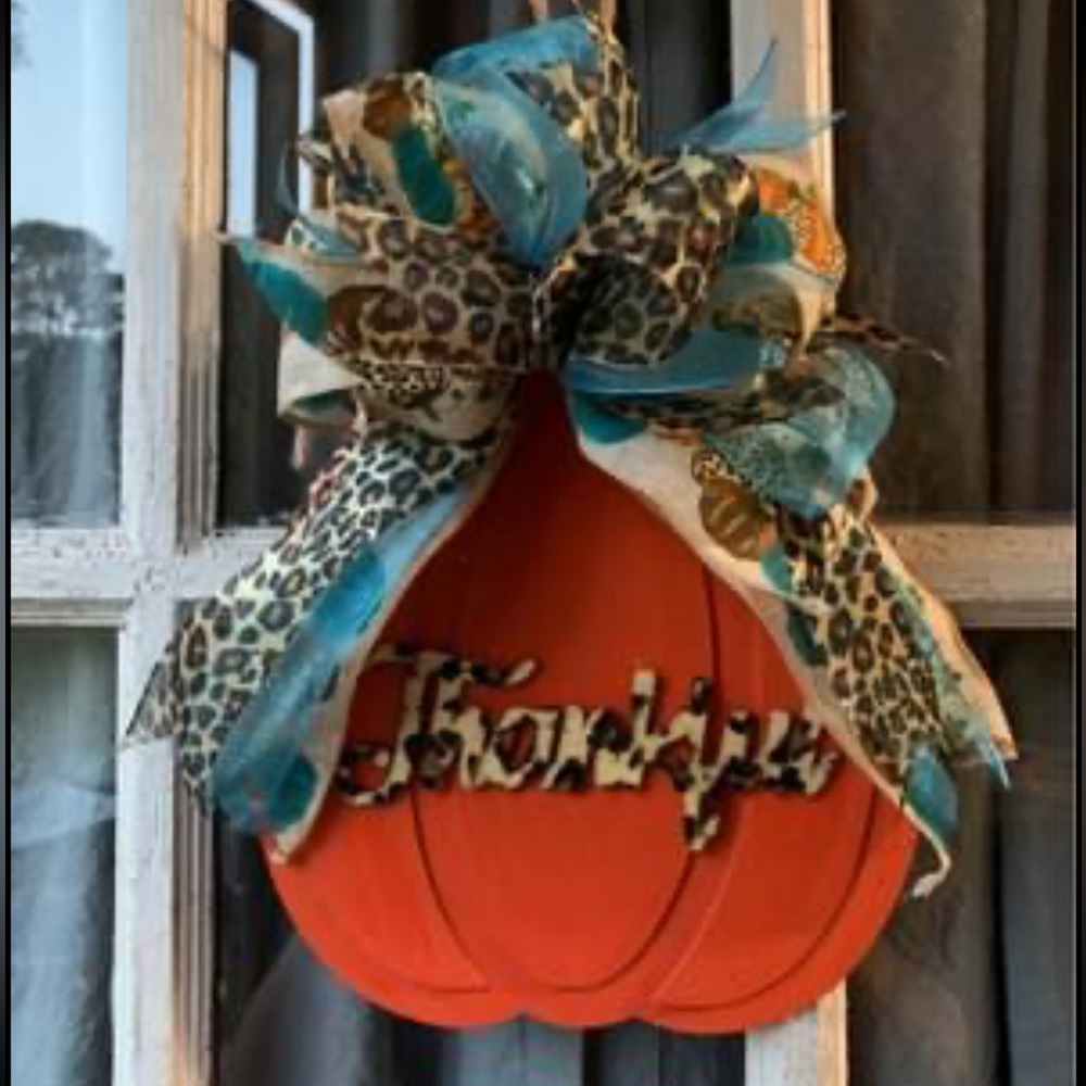 New Handmade Wooden Pumpkins